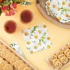 Blue Panda 100 Pack Decorative Daisy Floral Paper Napkins, 2-Ply, 6.5x6.5”, Napkins for Bridal Shower, Tea Party, & Wedding - 4 of 4