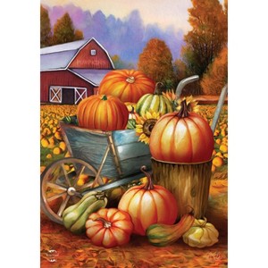 Briarwood Lane Garden Flag 12x18 For Outdoor Pumpkin Farm Fall For Fall Garden Flag Flags For Outside - 1 of 4
