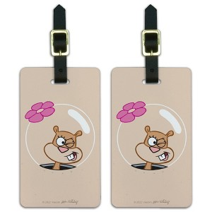SpongeBob Sandy Wink Face Luggage ID Tags Set of 2 - 1 of 4