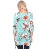 Maternity Floral Scoop Neck Tunic Top with Pockets - White Mark - 3 of 3