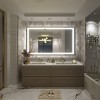 Apmir Super Bright Front & Back LED Lighted Anti-Fog Tempered Glass Bathroom/Vanity Mirror with ETL & 3-Year Warranty - 2 of 4