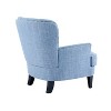 NicBex Modern Nailhead Trim Button-Tufted Accent Chairs for Living Room,Comfy Upholstered Lounge Chair with Curved Backrest - 4 of 4