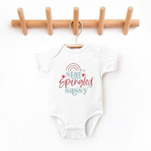 The Juniper Shop Star Spangled Sassy Baby Bodysuit - 1 of 2