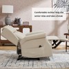 KWPZQEB Modern Recliner Chair for Adults, Home Theater Seating with Massage and Heat, Faux Leather Recliners Sofa Chair for Living Room - 4 of 4