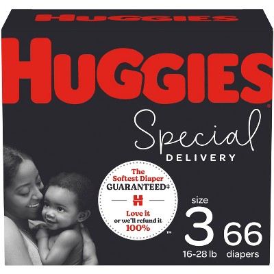 Huggies Special Delivery Hypoallergenic Baby Disposable Diapers Super Pack - Size 3 - 66ct