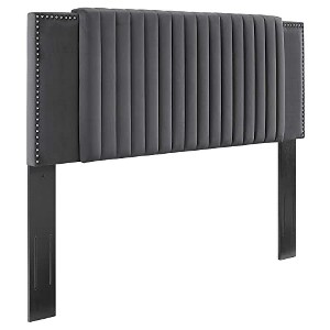 Modway Felicity Channel Tufted Performance Velvet Twin Headboard - 1 of 4