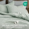 2/3 Pcs Waffle Comforter Set Soft Cotton Bedding Set Premium Cotton Cover with Polyester Fill for All Seasons - 3 of 4