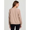 RBX Active Women's Ultra Lightweight Soft Cotton Blend French Terry Crewneck Sweatshirt with Crochet Trim - 2 of 4