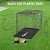 Coucheta Portable Rabbit & Small Animal Cage - Folding Carrier with Slide-Out Tray, Top & Front Door for Pets in Multiple Sizes - 4 of 4