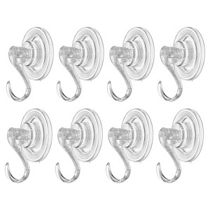Unique Bargains Waterproof Reusable Vacuum Suction Cup Hooks and Hangers - 1 of 3