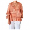 Women's Boho Paisley Top - Plus - reneec. - 3 of 4