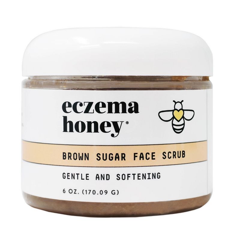 Eczema Honey Brown Sugar Face Scrub - 6oz, 1 of 9
