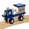MasterPieces Officially Licensed MLB Milwaukee Brewers Wooden Toy Train Engine For Kids - 4 of 4