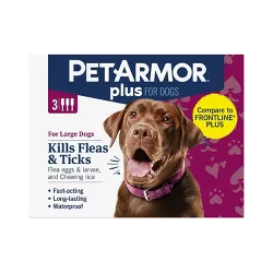 PetArmor Plus Flea and Tick Topical Treatment for Dogs - 45-88lbs - 3 Month Supply