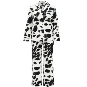 Wrangler Women's and Plus Button-Down Flannel Pajama Set - 1 of 4