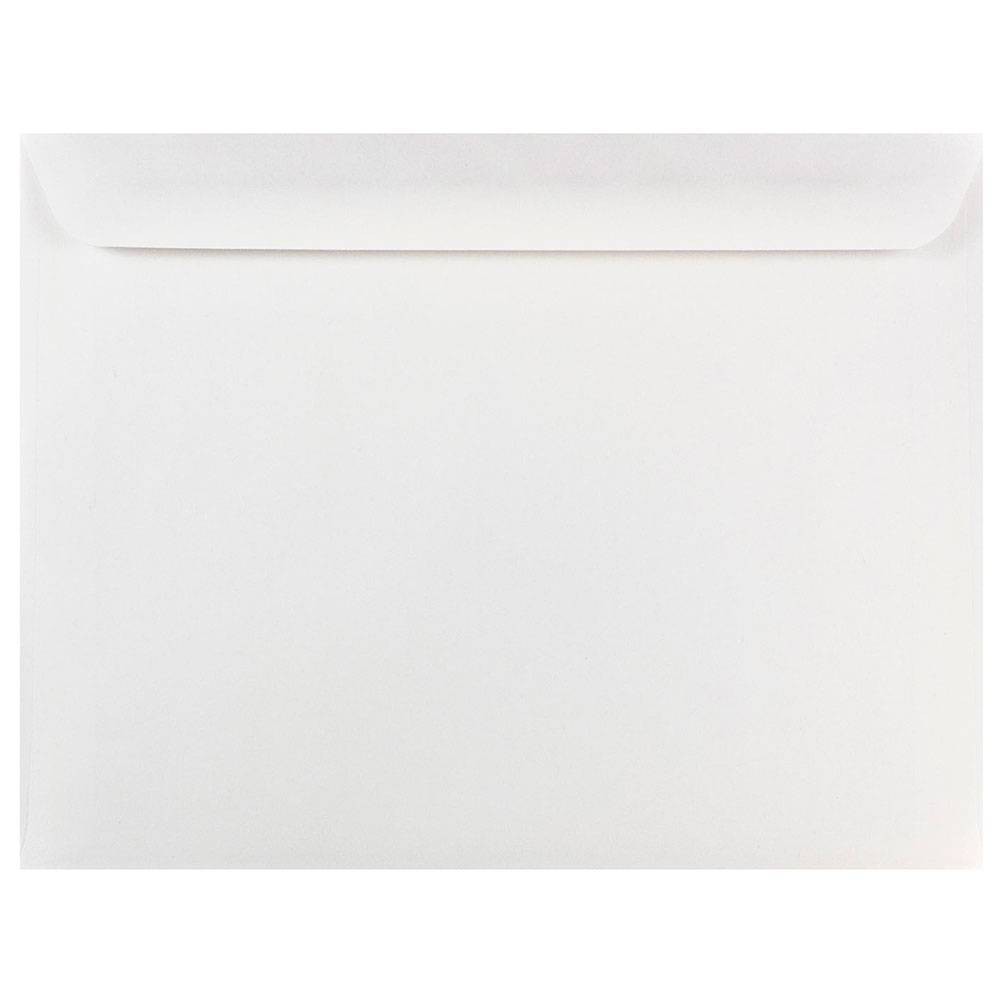 Photos - Envelope / Postcard JAM Paper 50pk 10"x13" Booklet Envelopes - White: Large Mailing Envelopes, Gummed Flap, Stationery, Wet and Seal