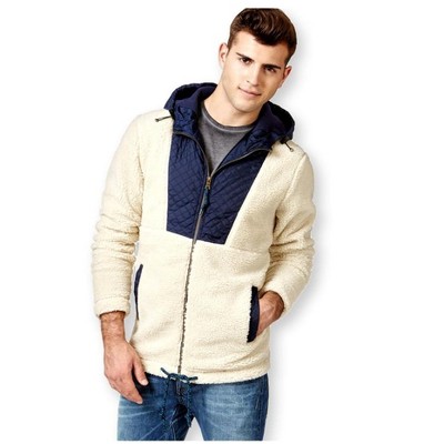 American Rag Mens Fuzzy Feeling Fleece Jacket