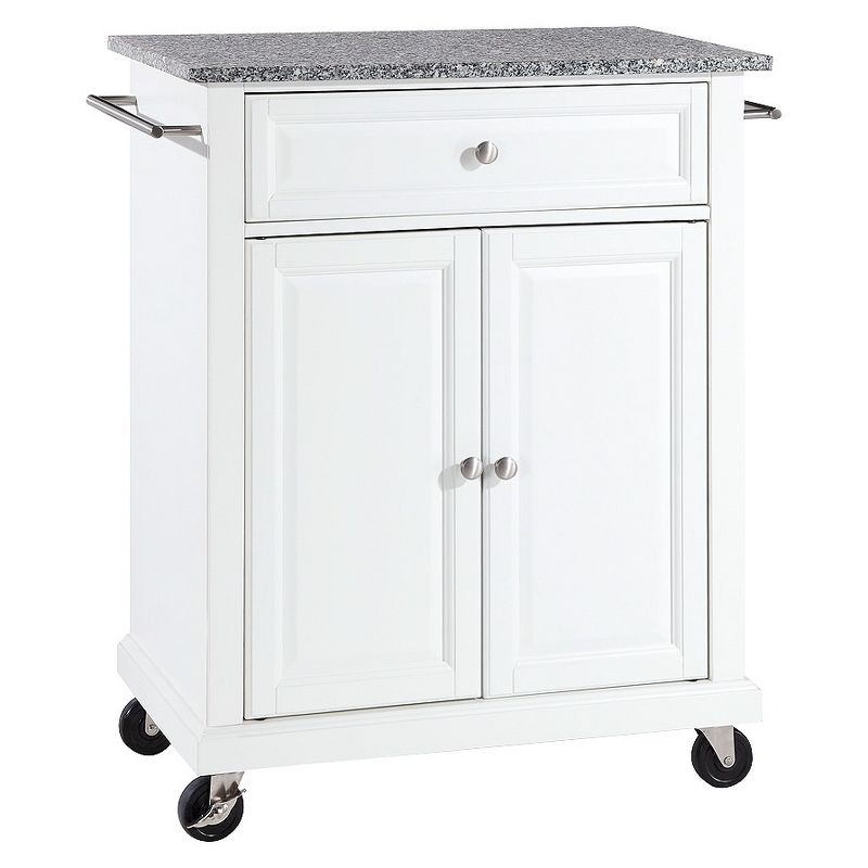 Solid Granite Top Portable Kitchen Cart/Island - Crosley, 1 of 8