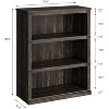 5-Shelf Bookcase, 67.4" Tall Wooden Bookshelf with Storage, Farmhouse Display Shelves for Home & Office - 2 of 4
