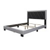 Salina Diagonal Stitched Upholstered Bed - Eco Dream - 3 of 4