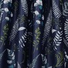 Lush Décor Devonia Allover Light Filtering Window Curtain Panels Navy/Green 52X84+2 Set - 3 of 4