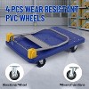Foldable Push Cart On Wheel, 660lbs Capacity A3 Steel Moving Platform Hand Track - 4 of 4