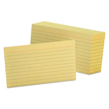 Oxford® Ruled Index Cards, 5 x 8, White, 100 Per Pack