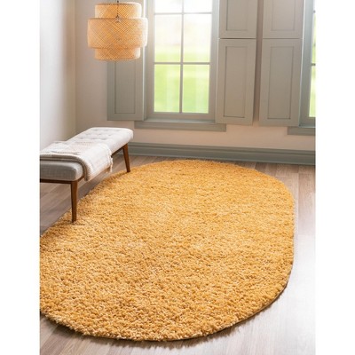 Unique Loom Davos Shag Solid Indoor Woven Area Rug
