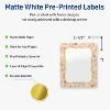 Avery Labels, 4" x 3-1/3", Gold-Pink Berries, Glossy, 40ct - 2 of 4