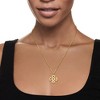 Ross-Simons Italian Multicolored Enamel Cross Necklace in 14kt Yellow Gold Size 18 - 2 of 3