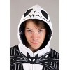 HalloweenCostumes.com Large  Men  Disney Jack Skellington Onesie Costume for Adults | Disney Costumes, White/Black - 4 of 4
