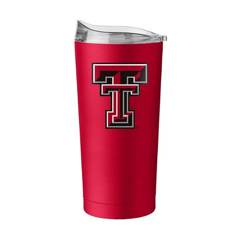 Texas Tech Red Raiders Black and White Double T Thermos King Travel Tumbler