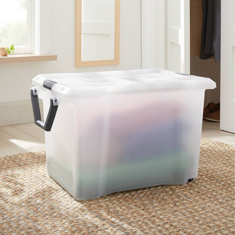 128qt Extra Large Wheeled Latching Storage Box - Brightroom&#8482;, 3 of 5