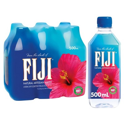 FIJI Natural Artesian Water - 6pk/16.9 fl oz Bottles