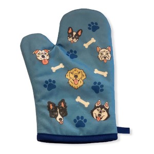 Dogs And Bones Funny Pet Dog Rescue Puppy Animal Lover Graphic Novelty Kitchen Accessories - Crazy Dog Bakeware - 1 of 4