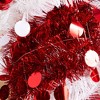 Nearly Natural 4' Pre-Lit Pop up Red and White Tinsel Christmas Tree with 50 Multicolored LED Lights - 4 of 4