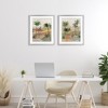 Stupell Industries Exotic Desert Oasis 2pc Framed Print Under Glass Set - 2 of 4