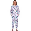 Seven Times Six Sanrio Hello Kitty and Friends Women's Hooded Zip Up Footless Union Suit White - 2 of 4