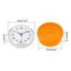 Unique Bargains Waterproof Quartz Movement Suction Cup Shower Clock - 2 of 4