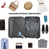 Luggage Sets 3 Piece, Suitcases With Spinner Wheels and TSA Lock, Carry On Hardshell Luggage Set Lightweight ABS Luggages for Travel, Business xBlack - 3 of 4