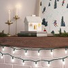 60ct LED Faceted C6 Christmas String Lights Twinkling with Green Wire - Wondershop™ - 2 of 4