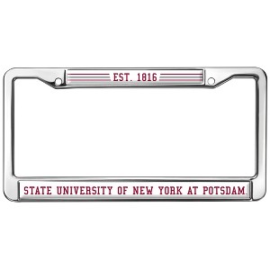 State University of New York at Potsdam Full Size Standard License Plate Metal Frame - 1 of 4