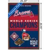 Trends International MLB Atlanta Braves - Champions 23 Framed Wall Poster Prints - 3 of 4