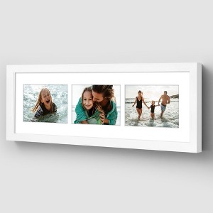 6x20 Collage Picture Frame - Fits Three 4x6 Photos or One 6x20 Picture - 1 of 4