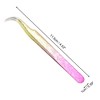 Unique Bargains Women's Durable Butterfly Eyelash Extension Tweezers Rose Red Gold Tone 1 Pc - 2 of 3