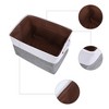REGALWOVEN Fabric Collapsible Lightweight Open Storage Bins 15 x 10.2 x 9.8 Inch 3 Packs - 3 of 4