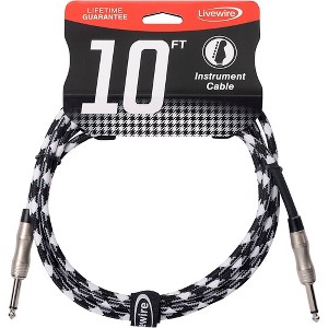 Livewire Braided Instrument Cable With Ergonomic Connectors - 1 of 4