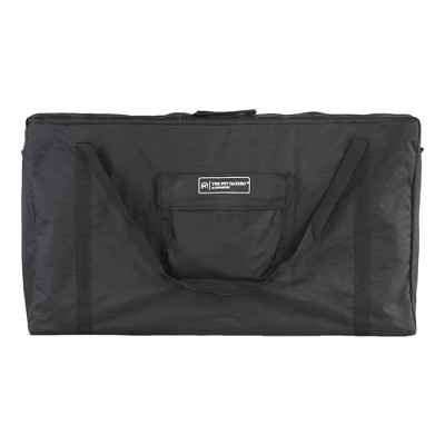 Advantek 23355 5 Foot Indoor Outdoor Pet Gazebo Heavy Duty Carry Tote Bag with Shoulder Strap, Black