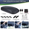 340L/390L Hardshell Rooftop Cargo Box w/Dual Access – 165LB Capacity, ABS Weatherproof Carrier for Cars/SUVs | Tool-Free Fit, Key Lock Security - 2 of 4