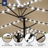 Infurnic Patio Umbrellas, Double Sided Twin Patio Umbrella Outdoor, Brown, 181.1“*106.2"*94.5" - 4 of 4